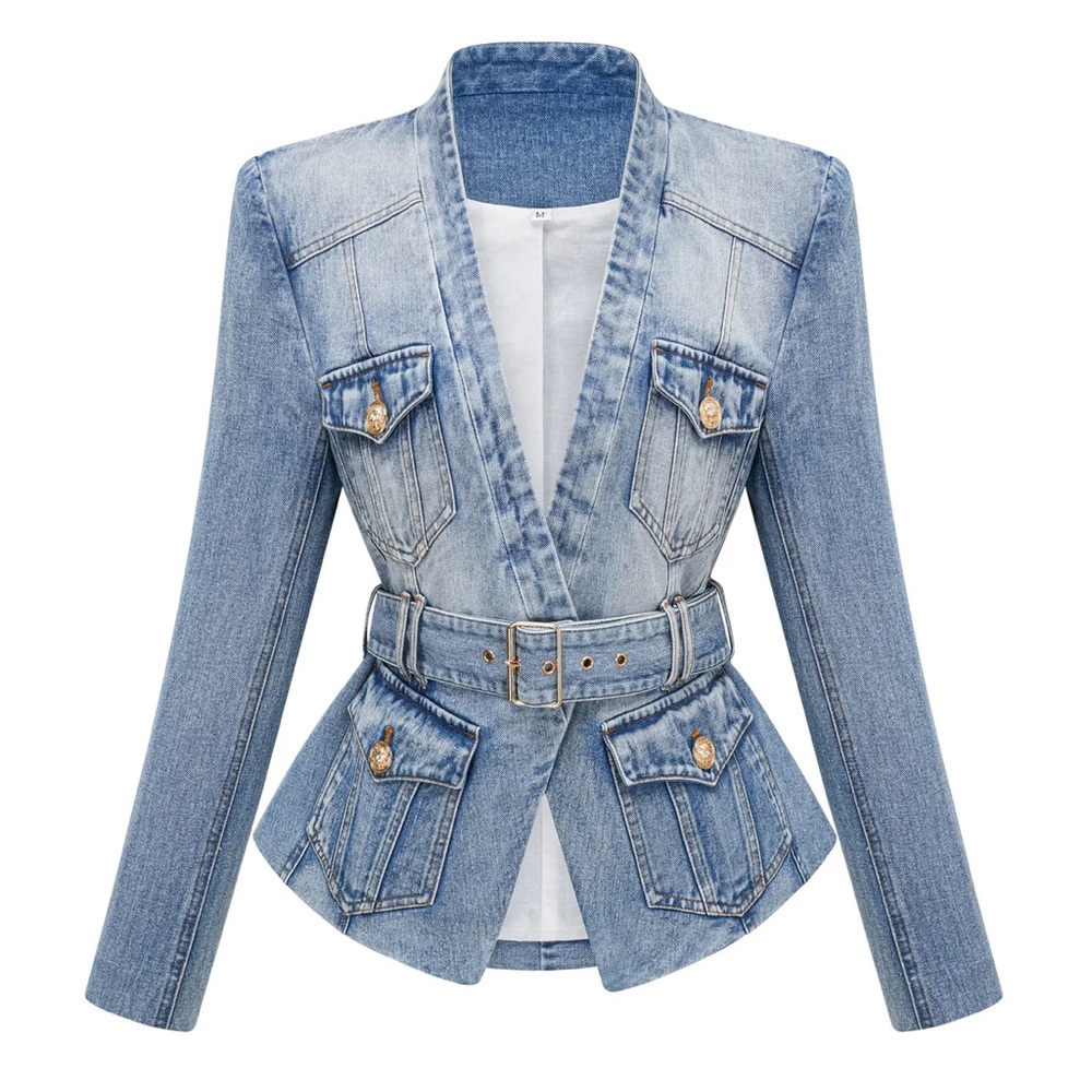 Women's Blue Denim Jean Jacket